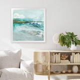 Shop Beneath The Surface (Square) Art Print-Abstract, Blue, PC, Square, View All-framed painted poster wall decor artwork