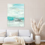 Shop Sky over Simcoe Canvas Art Print-Abstract, Blue, PC, Portrait, Rectangle, View All, White-framed wall decor artwork