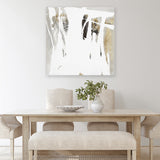 Shop Behind The Light I (Square) Canvas Art Print-Abstract, Neutrals, PC, Square, View All, White-framed wall decor artwork