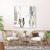 Shop Behind The Light II (Square) Canvas Art Print-Abstract, Grey, PC, Square, View All, White-framed wall decor artwork