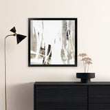 Shop Behind The Light II (Square) Art Print-Abstract, Grey, PC, Square, View All, White-framed painted poster wall decor artwork