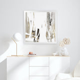 Shop Behind The Light II (Square) Art Print-Abstract, Grey, PC, Square, View All, White-framed painted poster wall decor artwork