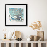 Shop Above the Mist (Square) Art Print-Abstract, Blue, PC, Square, View All-framed painted poster wall decor artwork