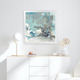 Shop Above the Mist (Square) Art Print-Abstract, Blue, PC, Square, View All-framed painted poster wall decor artwork