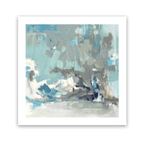 Shop Above the Mist (Square) Art Print-Abstract, Blue, PC, Square, View All-framed painted poster wall decor artwork