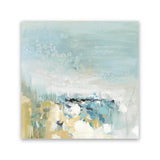 Shop Lagoon Blue (Square) Canvas Art Print-Abstract, Blue, PC, Square, View All-framed wall decor artwork