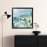 Shop Above The Sea (Square) Art Print-Abstract, Blue, PC, Square, View All-framed painted poster wall decor artwork