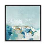 Shop Sea Pebbles (Square) Canvas Art Print-Abstract, Blue, PC, Square, View All-framed wall decor artwork
