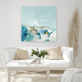 Shop Sea Pebbles (Square) Canvas Art Print-Abstract, Blue, PC, Square, View All-framed wall decor artwork