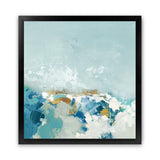 Shop Sea Pebbles (Square) Art Print-Abstract, Blue, PC, Square, View All-framed painted poster wall decor artwork
