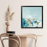 Shop Sea Pebbles (Square) Art Print-Abstract, Blue, PC, Square, View All-framed painted poster wall decor artwork