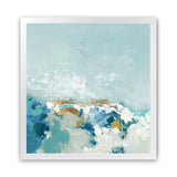 Shop Sea Pebbles (Square) Art Print-Abstract, Blue, PC, Square, View All-framed painted poster wall decor artwork