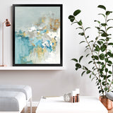 Shop Sea Well Art Print-Abstract, Blue, Grey, PC, Portrait, Rectangle, View All-framed painted poster wall decor artwork