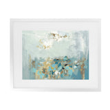 Shop Nu Bleu Art Print-Abstract, Blue, Grey, Horizontal, PC, Rectangle, View All-framed painted poster wall decor artwork