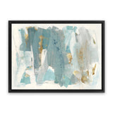 Shop Blue Glaze Canvas Art Print-Abstract, Blue, Horizontal, Landscape, PC, Rectangle, View All-framed wall decor artwork