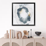 Shop Enchanted I (Square) Art Print-Abstract, Blue, PC, Square, View All, White-framed painted poster wall decor artwork