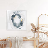 Shop Enchanted I (Square) Art Print-Abstract, Blue, PC, Square, View All, White-framed painted poster wall decor artwork