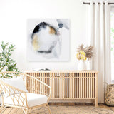 Shop Enchanted II (Square) Canvas Art Print-Abstract, Black, PC, Square, View All, White-framed wall decor artwork