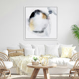 Shop Enchanted II (Square) Canvas Art Print-Abstract, Black, PC, Square, View All, White-framed wall decor artwork