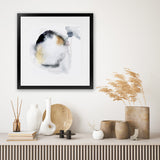 Shop Enchanted II (Square) Art Print-Abstract, Black, PC, Square, View All, White-framed painted poster wall decor artwork