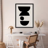 Shop Framed Movement Canvas Art Print-Abstract, Black, PC, Portrait, Rectangle, View All-framed wall decor artwork
