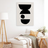 Shop Framed Movement Canvas Art Print-Abstract, Black, PC, Portrait, Rectangle, View All-framed wall decor artwork