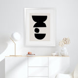 Shop Framed Movement Art Print-Abstract, Black, PC, Portrait, Rectangle, View All-framed painted poster wall decor artwork