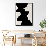 Shop Balance Together Canvas Art Print-Abstract, Black, PC, Portrait, Rectangle, View All-framed wall decor artwork