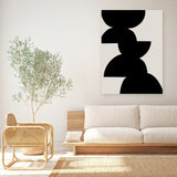 Shop Balance Together Canvas Art Print-Abstract, Black, PC, Portrait, Rectangle, View All-framed wall decor artwork