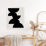 Shop Balance Together Art Print-Abstract, Black, PC, Portrait, Rectangle, View All-framed painted poster wall decor artwork