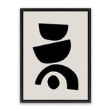Shop Arched Together Canvas Art Print-Abstract, Black, PC, Portrait, Rectangle, View All-framed wall decor artwork