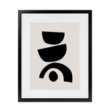 Shop Arched Together Art Print-Abstract, Black, PC, Portrait, Rectangle, View All-framed painted poster wall decor artwork