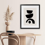 Shop Arched Together Art Print-Abstract, Black, PC, Portrait, Rectangle, View All-framed painted poster wall decor artwork