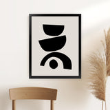 Shop Arched Together Art Print-Abstract, Black, PC, Portrait, Rectangle, View All-framed painted poster wall decor artwork