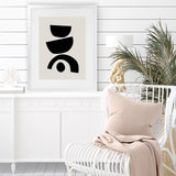 Shop Arched Together Art Print-Abstract, Black, PC, Portrait, Rectangle, View All-framed painted poster wall decor artwork