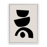 Shop Arched Together Canvas Art Print-Abstract, Black, PC, Portrait, Rectangle, View All-framed wall decor artwork