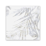 Shop Faded Leaves II (Square) Canvas Art Print-Abstract, Grey, PC, Square, View All, White-framed wall decor artwork