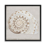 Shop Neutral Shells I (Square) Canvas Art Print-Abstract, Neutrals, PC, Square, View All-framed wall decor artwork
