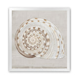 Shop Neutral Shells I (Square) Art Print-Abstract, Neutrals, PC, Square, View All-framed painted poster wall decor artwork