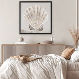 Shop Neutral Shells II (Square) Canvas Art Print-Abstract, Neutrals, PC, Square, View All-framed wall decor artwork