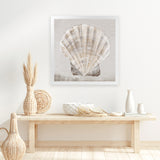 Shop Neutral Shells II (Square) Art Print-Abstract, Neutrals, PC, Square, View All-framed painted poster wall decor artwork