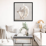 Shop Neutral Shells III (Square) Canvas Art Print-Abstract, Neutrals, PC, Square, View All-framed wall decor artwork