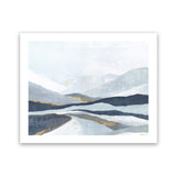 Shop Far Away Land I Art Print-Abstract, Blue, Horizontal, PC, Rectangle, View All-framed painted poster wall decor artwork