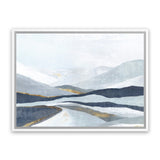 Shop Far Away Land I Canvas Art Print-Abstract, Blue, Horizontal, PC, Rectangle, View All-framed wall decor artwork