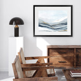 Shop Far Away Land II Art Print-Abstract, Blue, Horizontal, PC, Rectangle, View All-framed painted poster wall decor artwork