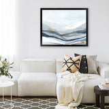 Shop Far Away Land II Art Print-Abstract, Blue, Horizontal, PC, Rectangle, View All-framed painted poster wall decor artwork