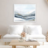 Shop Far Away Land II Art Print-Abstract, Blue, Horizontal, PC, Rectangle, View All-framed painted poster wall decor artwork