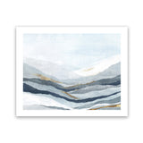 Shop Far Away Land II Art Print-Abstract, Blue, Horizontal, PC, Rectangle, View All-framed painted poster wall decor artwork