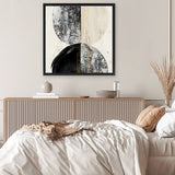 Shop New Balance I (Square) Canvas Art Print-Abstract, Black, PC, Square, View All-framed wall decor artwork