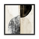 Shop New Balance II (Square) Canvas Art Print-Abstract, Black, Neutrals, PC, Square, View All-framed wall decor artwork